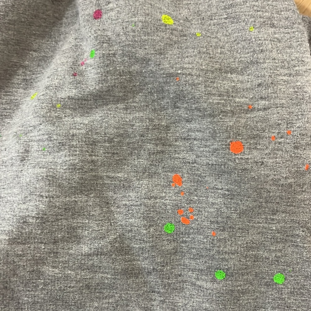 🩷🤍🩵💛NWT Sundry Sweatpants - Grey Splatter Paint- size 1 - Picture 6 of 7